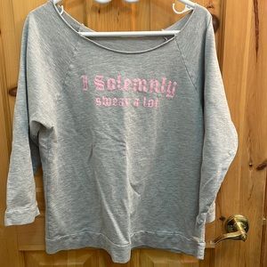 “I solemnly swear a lot”